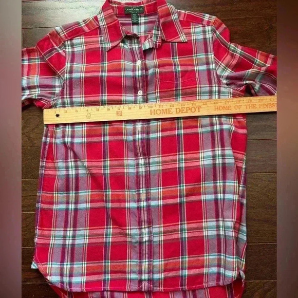 Ralph Lauren Jeans Co. Long Sleeve Plaid Button Down Shirt. - Picture 4 of 7
